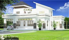 2000 Sq Ft White Contemporary 4 Bhk