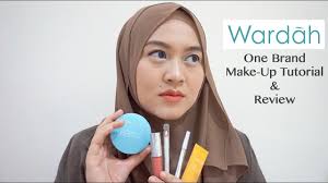 wardah one brand make up tutorial