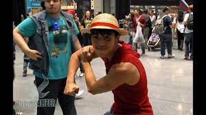 MONKEY D. LUFFY! One Piece Cosplay at New York Comic Con - YouTube