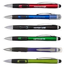 Light Up Promotional Stylus Pens Unique Custom Giveaways Promo Pen