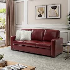 burgundy sofa