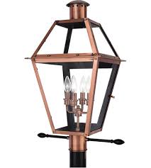 Aged Copper Outdoor Post Lantern