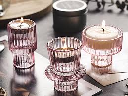 clear glass candle cups strong glass