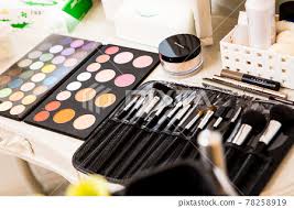 image of makeup tools used by