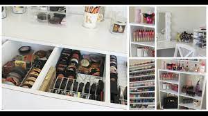 makeup collection storage room tour