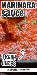 easy marinara sauce spend with pennies