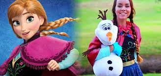 diy princess anna costume makeup from