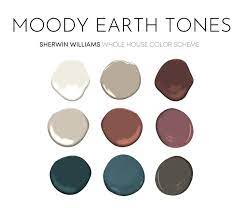Moody Earth Tones Sherwin Williams
