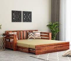 Buy Sereta Sheesham Wood Sofa Cum Bed