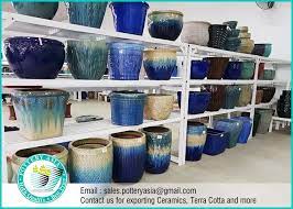 glazed ceramic garden pots pottery asia