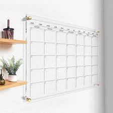 Family Wall Calendar Dry Erase Board