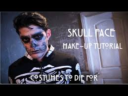 skull face makeup with traci hines