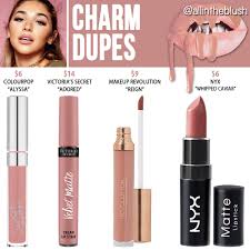 kylie cosmetics charm lipstick dupes