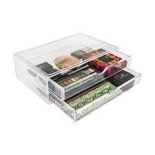 acrylic box sfad05cl make up organizer