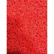 red polyester washable synthetic carpet