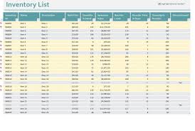 basic inventory control spreadsheet