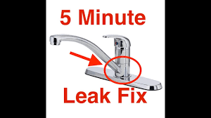 Kitchen Faucet Leaks at the Base. Easy 5 min Fix - YouTube