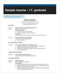 As per a survey by a leading job portal, it has been noticed that technical professionals avoid writing 'career summary.' Free 16 It Resume Samples In Ms Word Pdf