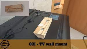 super easy diy tv wall mount you