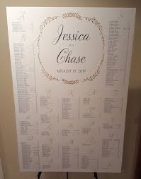 Wedding Seating Charts Can Include Some Design Elements From