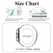 Details About 22mm Bling Stainless Steel Strap Watch Band For Samsung Gear S3 Frontier Classic