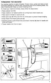 Singer 4552 4562 Sewing Machine Threading Diagram Sewing