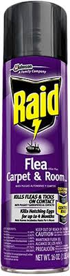 raid flea carpet and room spray