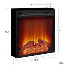 Glass Front Electric Fireplace Insert