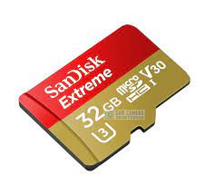 THẺ NHỚ MICRO SDHC SanDisk Extreme Pro U3 V30 32GB 633X - San Camera