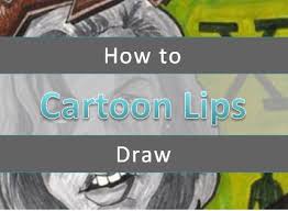 how to draw cartoon lips step by step