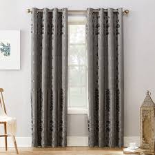 single curtain panel in the curtains