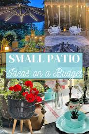 7 small patio decorating ideas on a