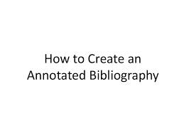 Purpose Of Annotated Bibliography   Professional Writing Company