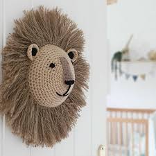 Crochet Lion Wall Decor Wonderlik
