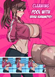 Cleaning Pool with Erika Kuramoto! [English] comic porn 