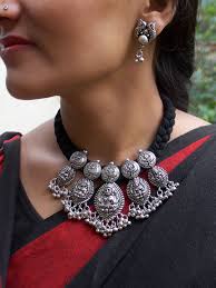 pendant lakshmi design choker necklace
