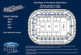 Events Bob Seger And The Silver Bullet Band Ford Idaho Center