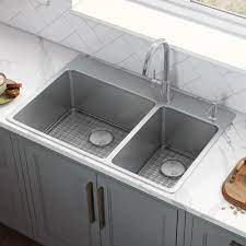 22 inch drop in topmount kitchen sink