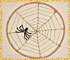hula hoop spider web