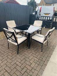 garden table and 4 chairs in earley