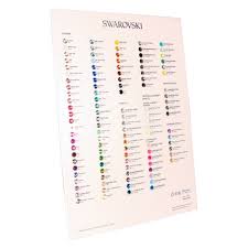 Color Charts Swarovski Crystals