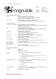 Resume Format References Available Upon Request Resume