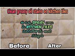 Greasy Tile Cleaning Oily Kitchen Tiles