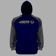 Details About Indianapolis Colts Synthetic Hoodie 2xl Blue Vibrant Team Colors Majestic Nfl