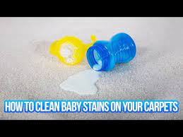 how to clean baby stains on your