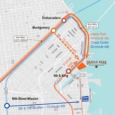 Getting To Oracle Park Around Chase Center Events San