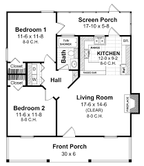 800 sq ft house plans 2 bedroom 1 bath