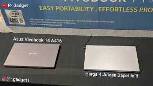 Laptop asus memiliki kualitas yang mapan. Asus Vivobook 14 A416 Harga 4 Jutaan Laptop Untuk Semua Kalangan Youtube