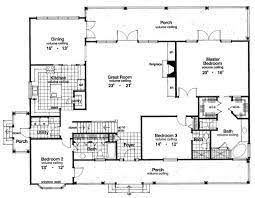 House Plan 63298 One Story Style With