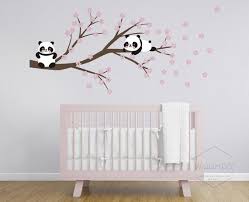 panda wall decals cherry branch wall